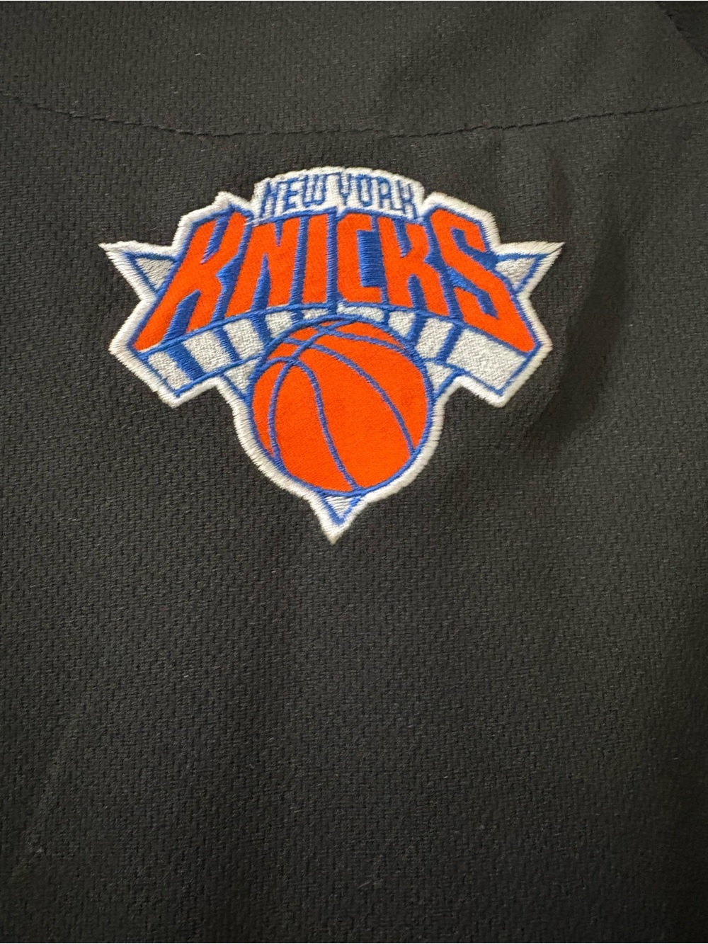New York Knicks Black Button-Front Baseball Jersey SMALL - Picture 5 of 6